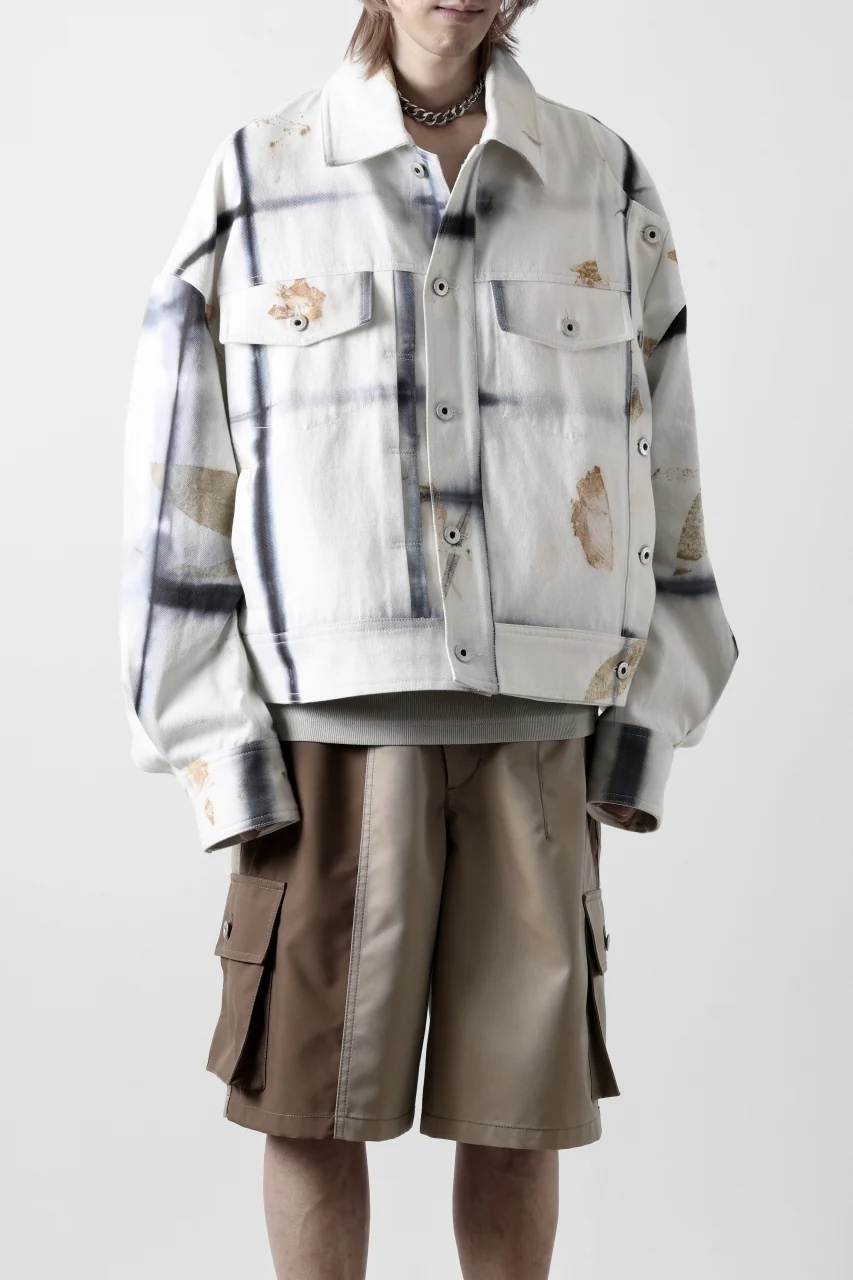 Feng Chen Wang NATURAL PLANT DYE JACKET (BLACK/WHITE) - Image 13