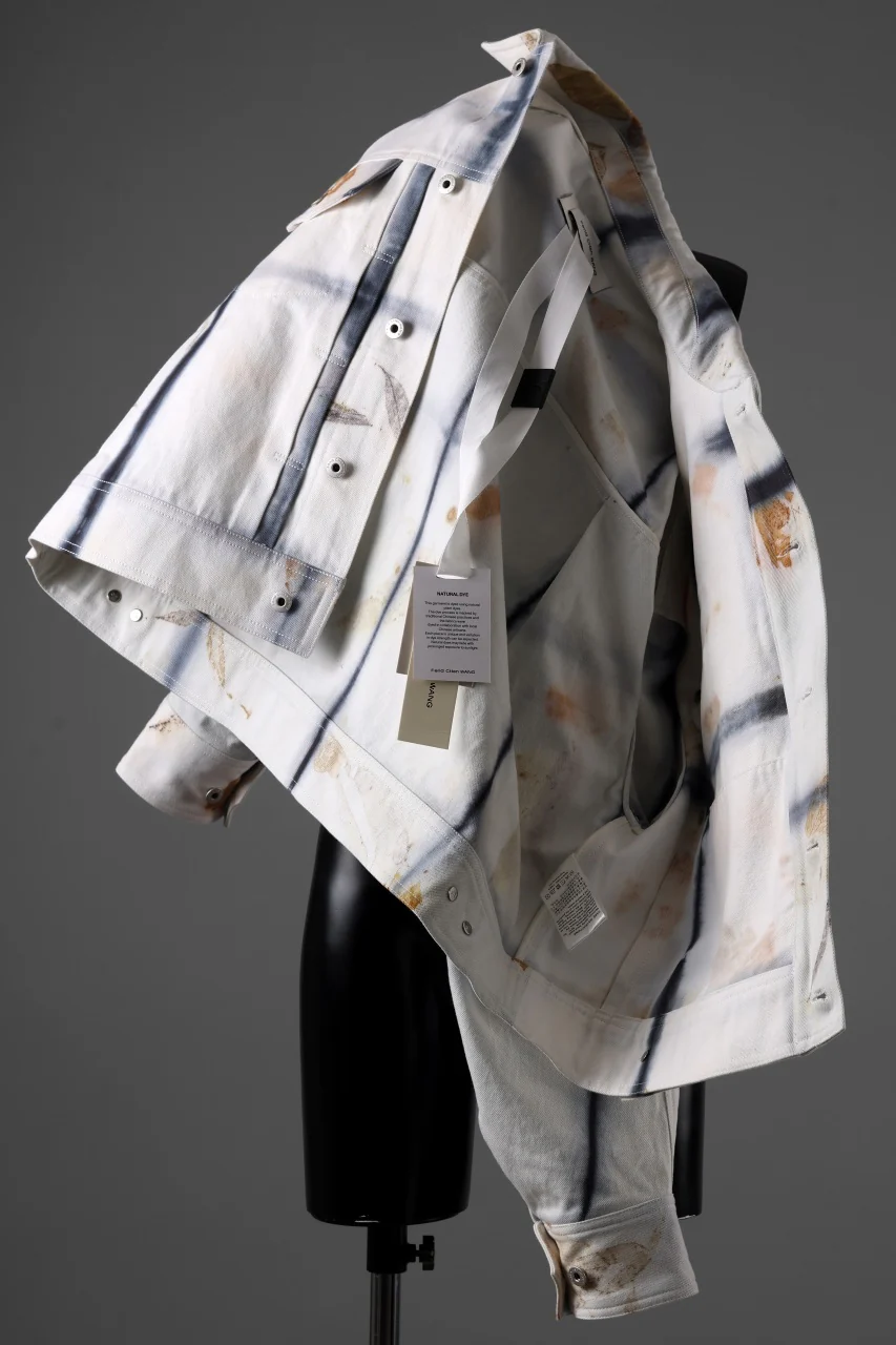 Feng Chen Wang NATURAL PLANT DYE JACKET (BLACK/WHITE) - Image 22