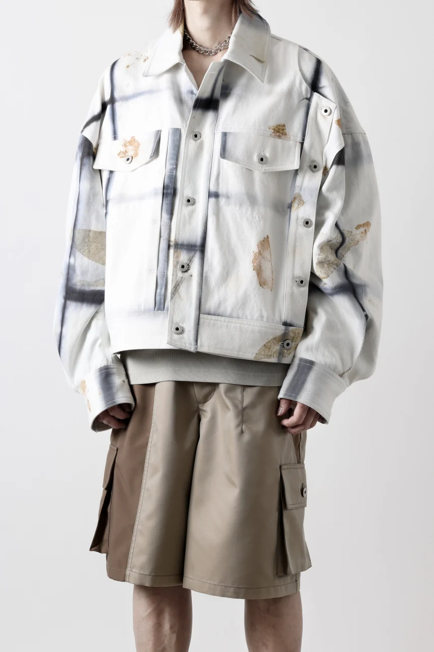 Feng Chen Wang NATURAL PLANT DYE JACKET (BLACK/WHITE) - Image 3