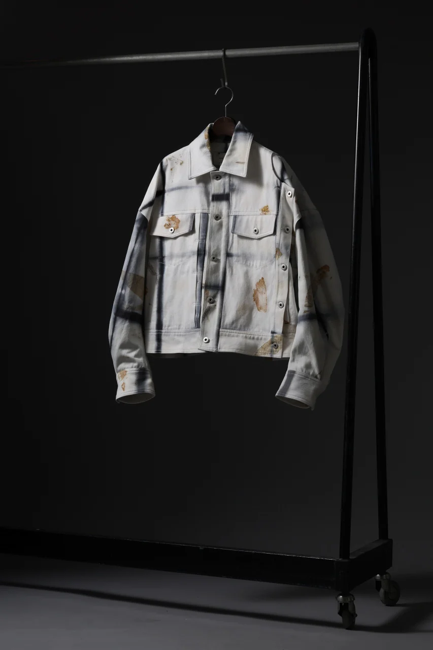 Feng Chen Wang NATURAL PLANT DYE JACKET (BLACK/WHITE) - Image 38