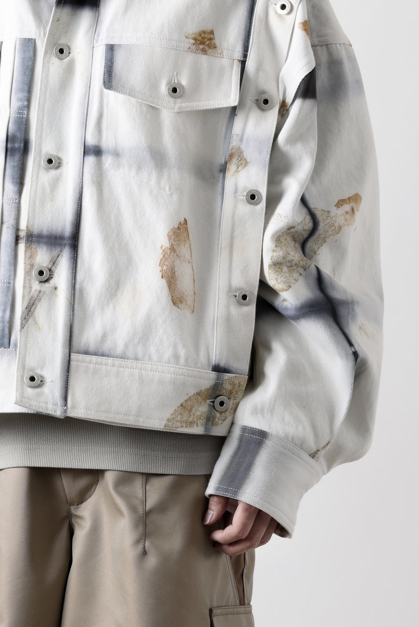Feng Chen Wang NATURAL PLANT DYE JACKET (BLACK/WHITE) - Image 45
