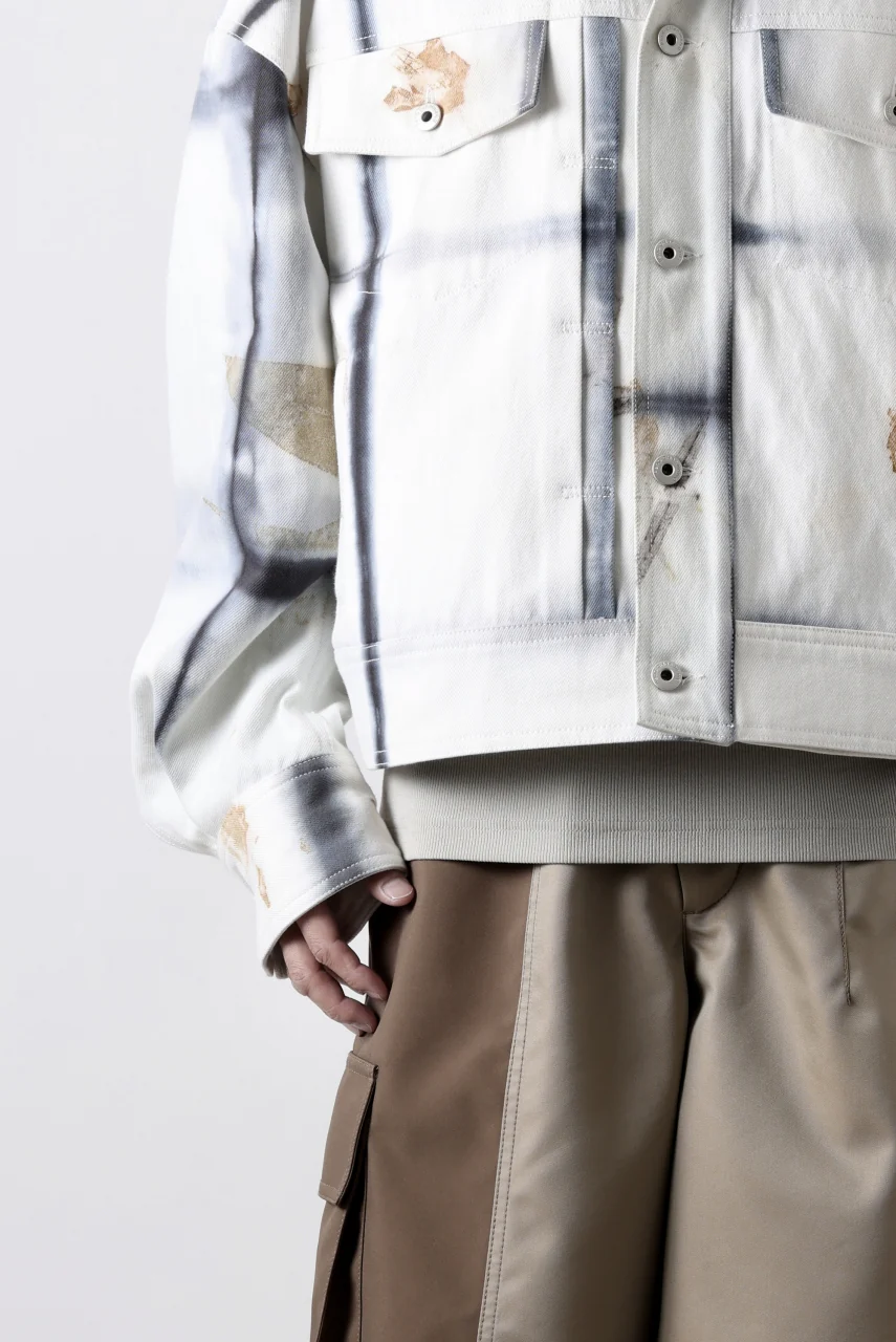 Feng Chen Wang NATURAL PLANT DYE JACKET (BLACK/WHITE) - Image 48