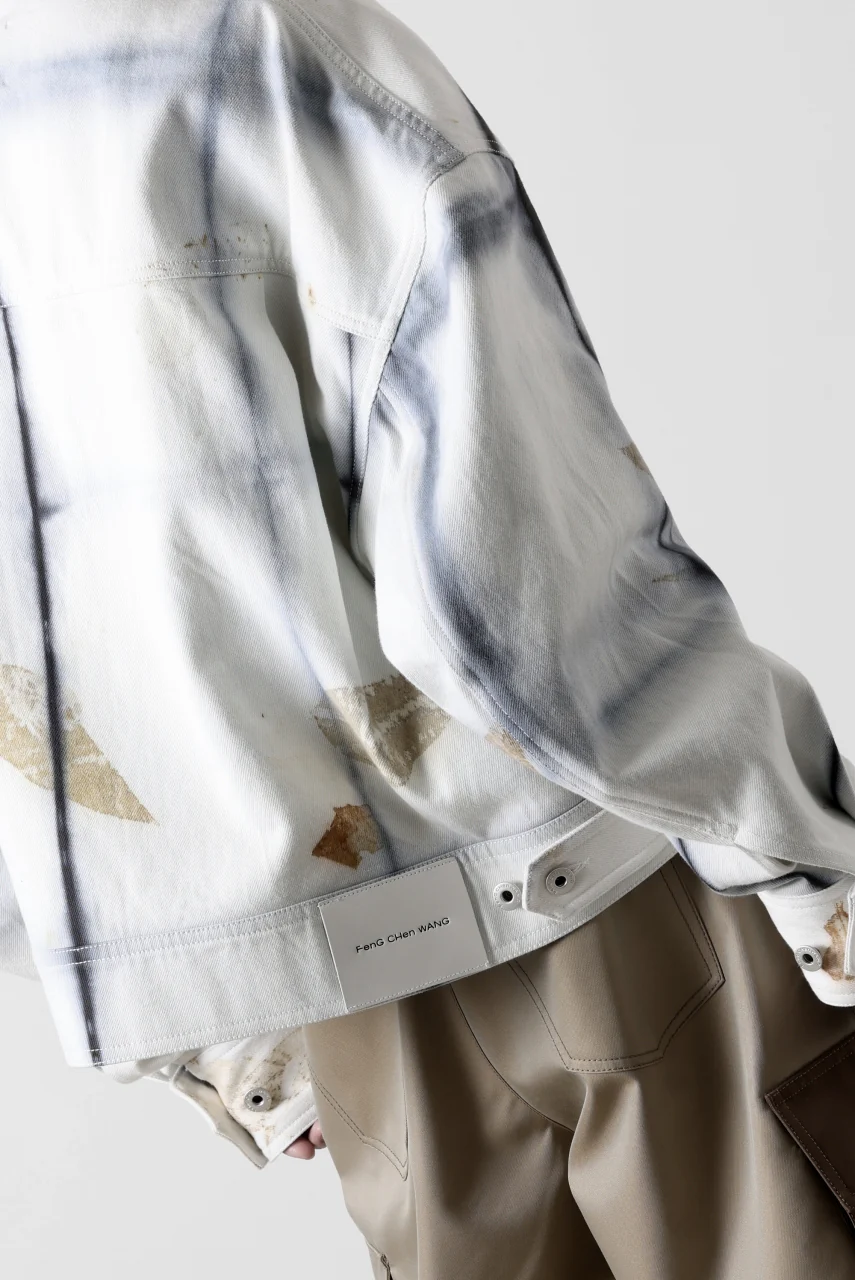 Feng Chen Wang NATURAL PLANT DYE JACKET (BLACK/WHITE) - Image 51