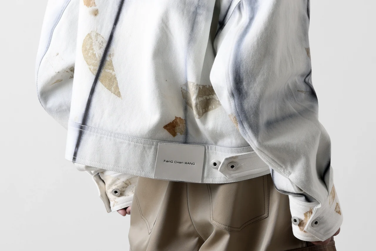 Feng Chen Wang NATURAL PLANT DYE JACKET (BLACK/WHITE) - Image 58