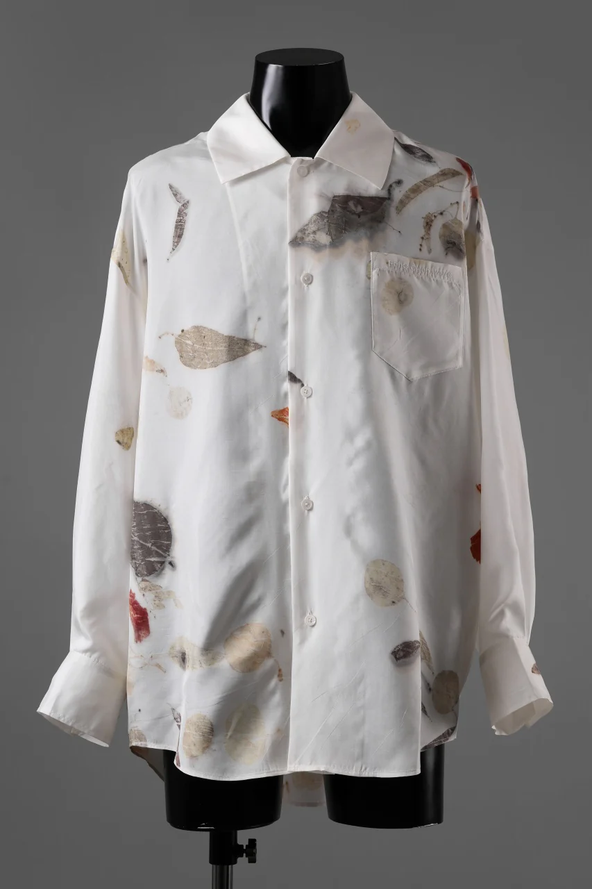 Feng Chen Wang NATURAL PLANT DYE SHIRT (WHITE)