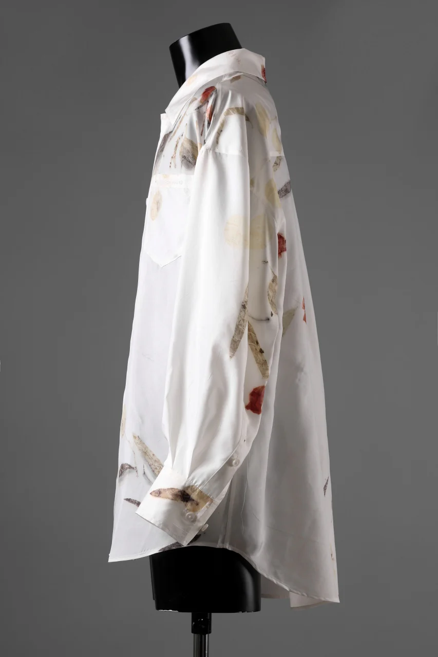 Feng Chen Wang NATURAL PLANT DYE SHIRT (WHITE) - Image 3