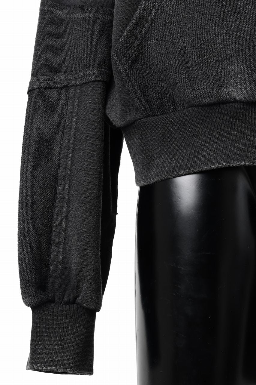 Feng Chen Wang PANELLED FULL ZIP HOODIE (BLACK) - Image 29