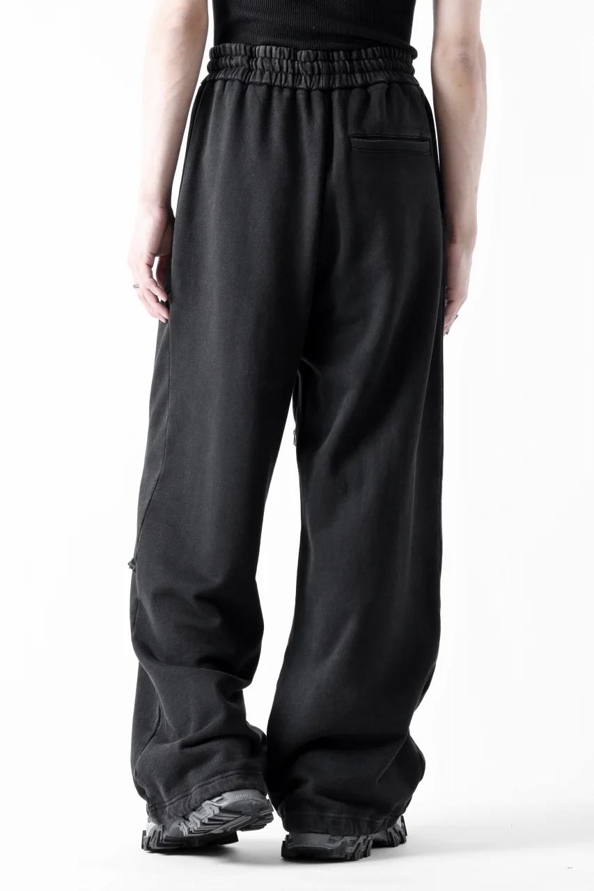 Feng Chen Wang PANELLED STRAIGHT SWEATPANTS (BLACK) - Image 10