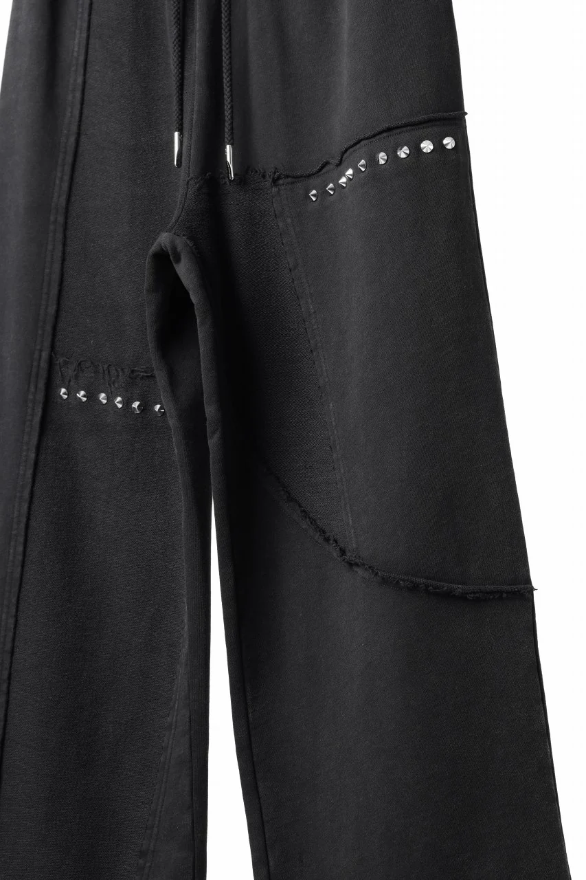 Feng Chen Wang PANELLED STRAIGHT SWEATPANTS (BLACK) - Image 25
