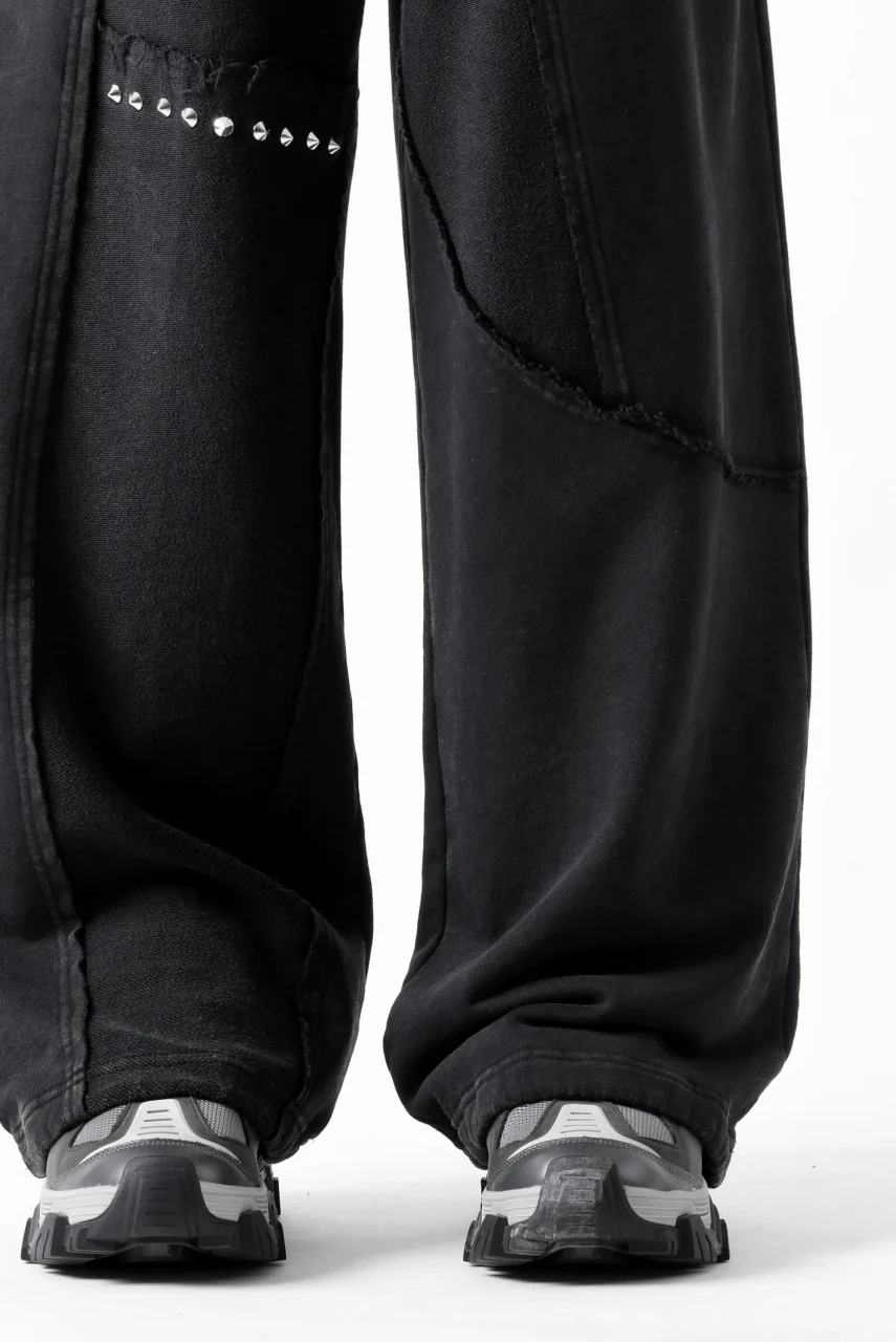Feng Chen Wang PANELLED STRAIGHT SWEATPANTS (BLACK) - Image 31