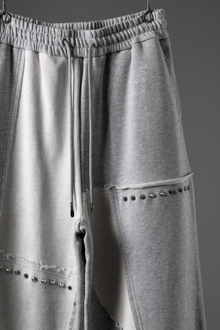 Feng Chen Wang PANELLED STRAIGHT SWEATPANTS (GREY) - Image 21