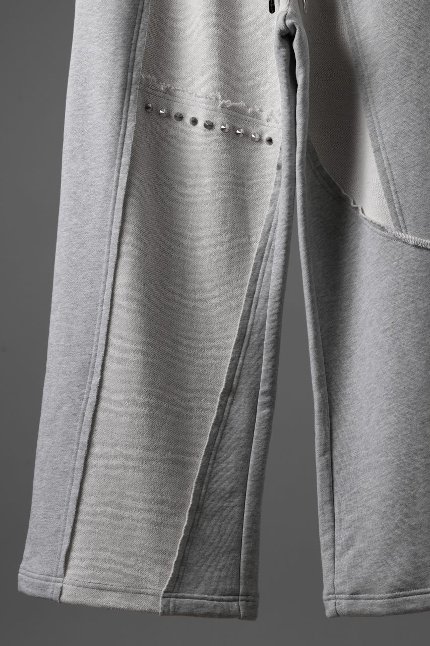 Feng Chen Wang PANELLED STRAIGHT SWEATPANTS (GREY) - Image 22