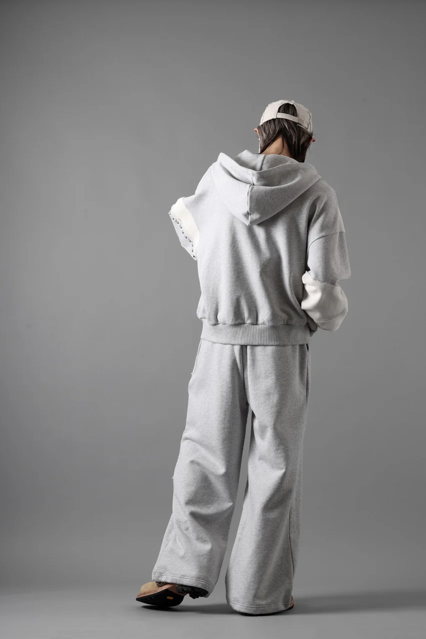 Feng Chen Wang PANELLED STRAIGHT SWEATPANTS (GREY) - Image 31