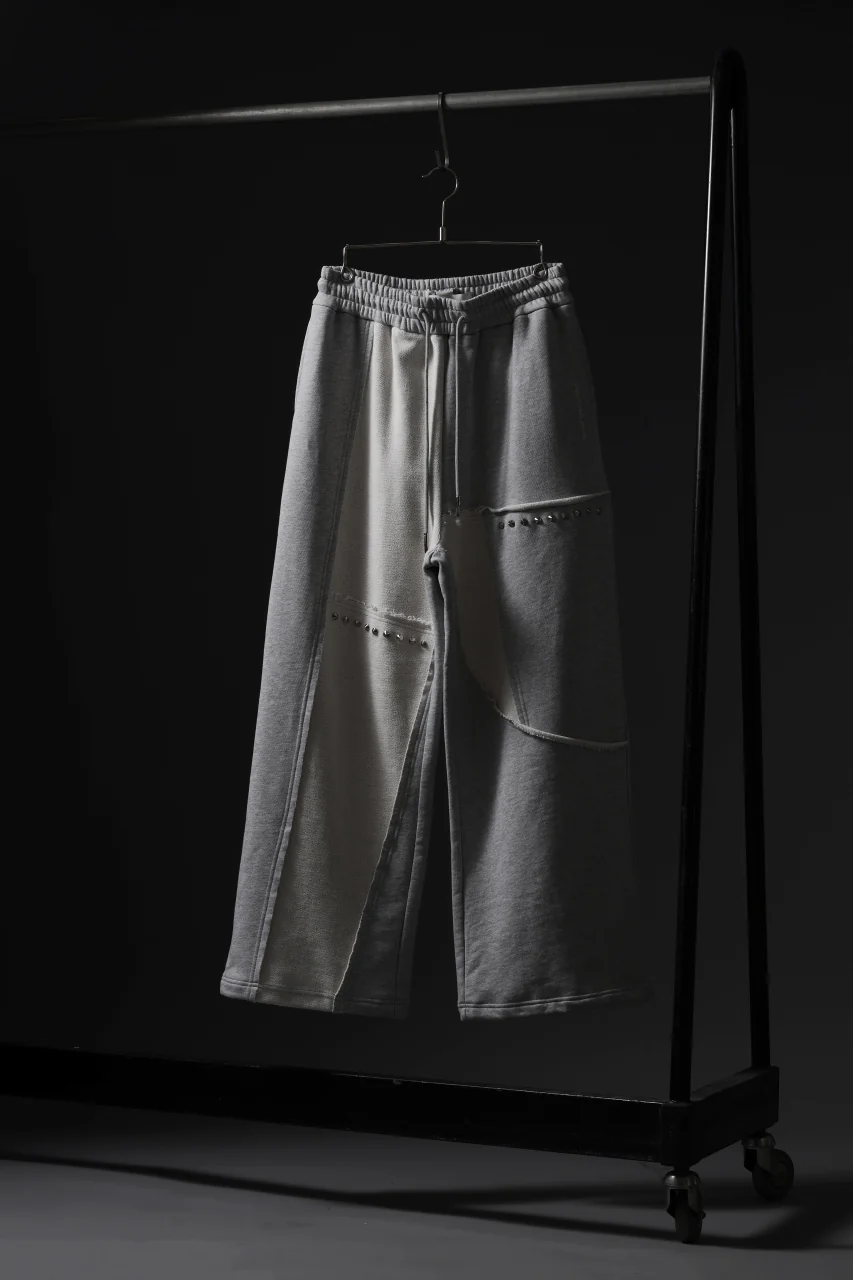 Feng Chen Wang PANELLED STRAIGHT SWEATPANTS (GREY) - Image 33