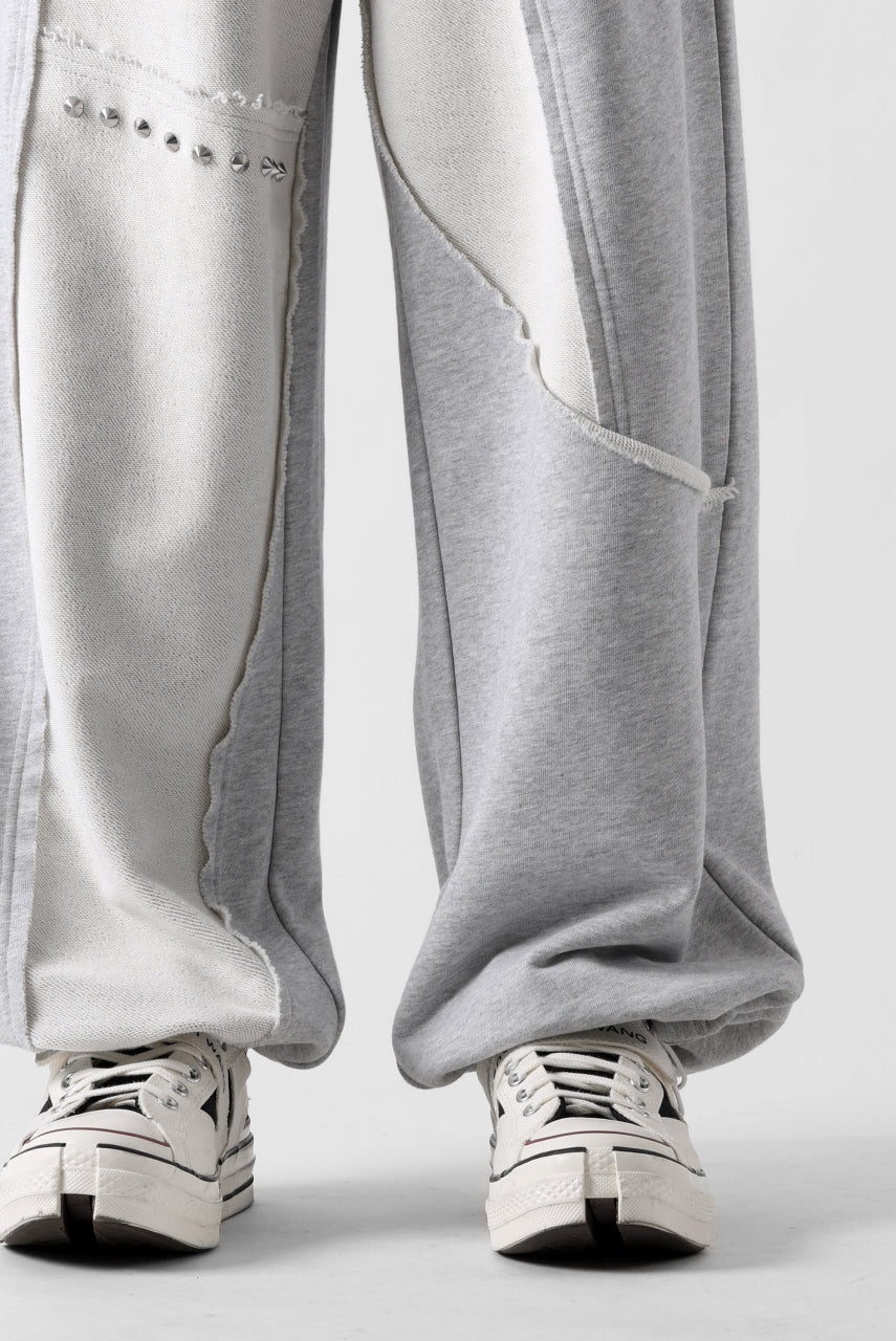 Feng Chen Wang PANELLED STRAIGHT SWEATPANTS (GREY) - Image 39