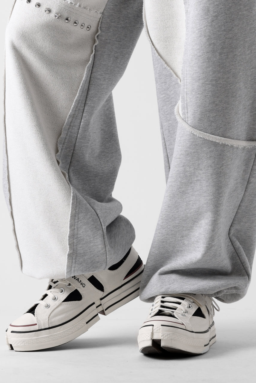 Feng Chen Wang PANELLED STRAIGHT SWEATPANTS (GREY) - Image 41