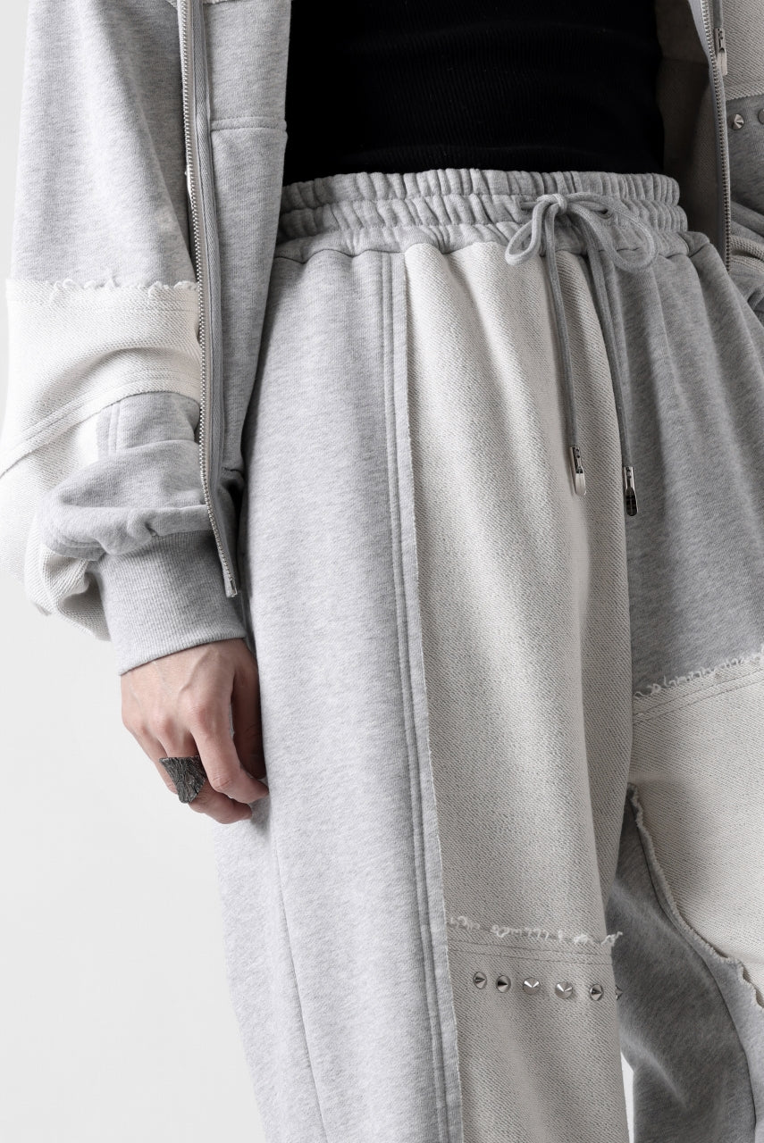 Feng Chen Wang PANELLED STRAIGHT SWEATPANTS (GREY) - Image 45