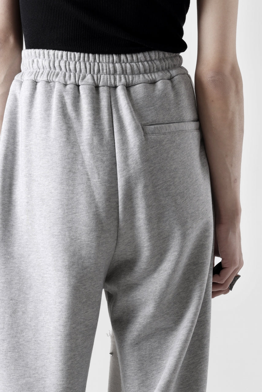 Feng Chen Wang PANELLED STRAIGHT SWEATPANTS (GREY) - Image 48