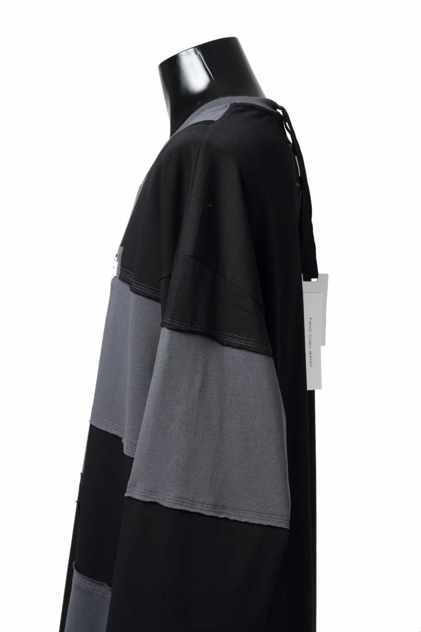 Feng Chen Wang PANELLED TOPS (BLACK/GREY) - Image 12