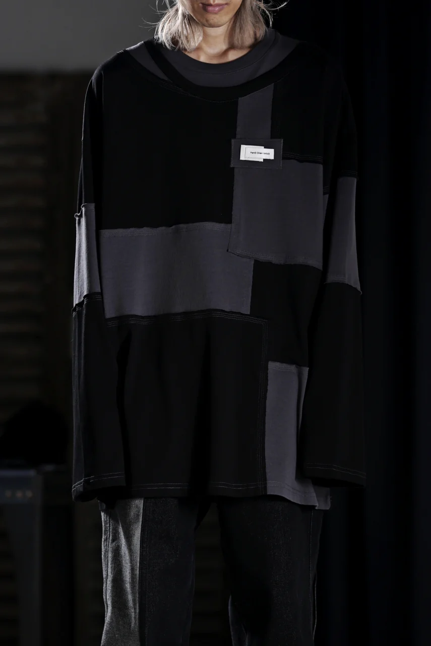 Feng Chen Wang PANELLED TOPS (BLACK/GREY) - Image 16