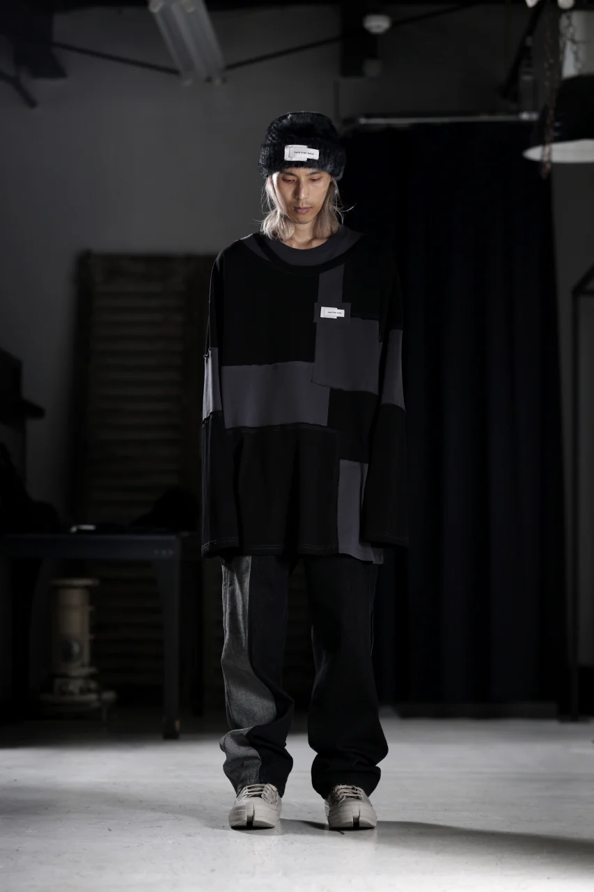 Feng Chen Wang PANELLED TOPS (BLACK/GREY) - Image 19