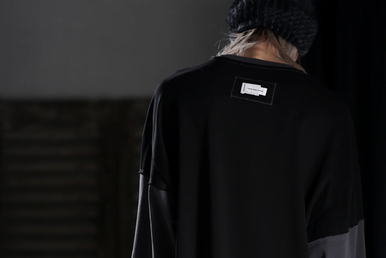 Feng Chen Wang PANELLED TOPS (BLACK/GREY) - Image 22