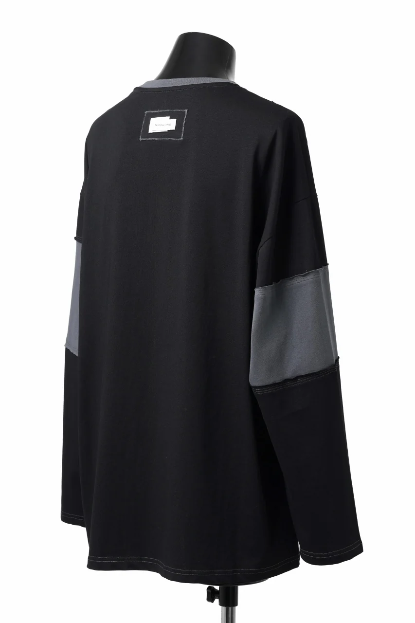 Feng Chen Wang PANELLED TOPS (BLACK/GREY) - Image 5