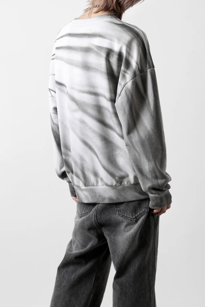 Feng Chen Wang TIE-DYED SWEATSHIRT (GREY/WHITE) - Image 12