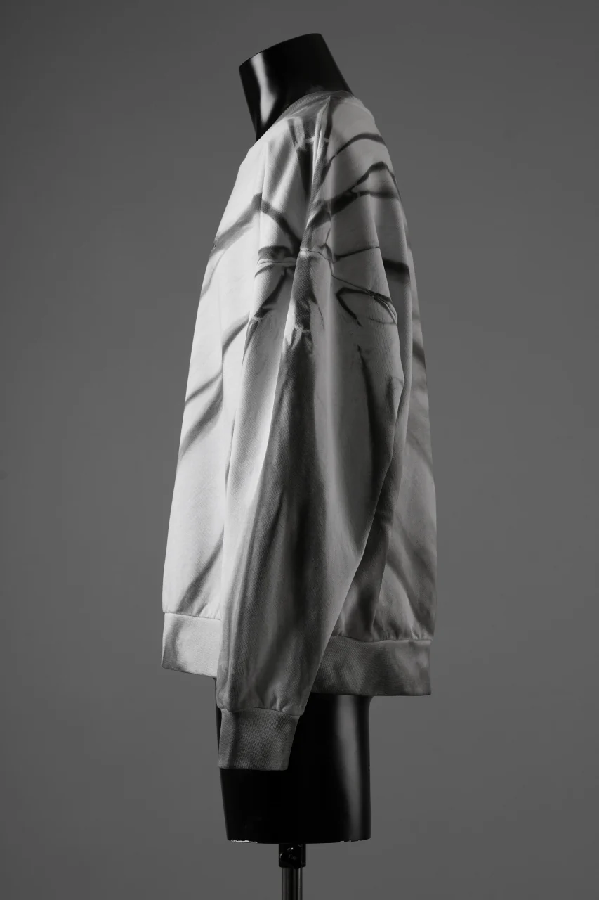 Feng Chen Wang TIE-DYED SWEATSHIRT (GREY/WHITE) - Image 14