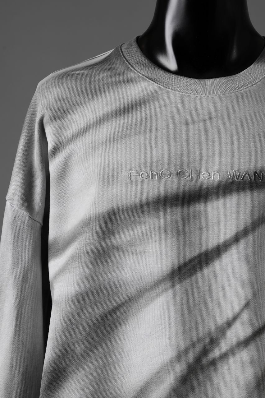 Feng Chen Wang TIE-DYED SWEATSHIRT (GREY/WHITE) - Image 17
