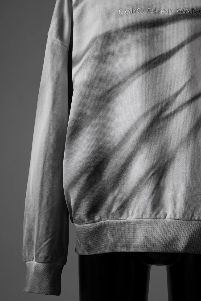 Feng Chen Wang TIE-DYED SWEATSHIRT (GREY/WHITE) - Image 20