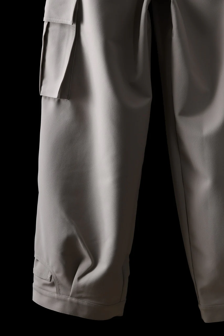 Feng Chen Wang TILTED WAISTBAND CARGO PANTS (GREY) - Image 6