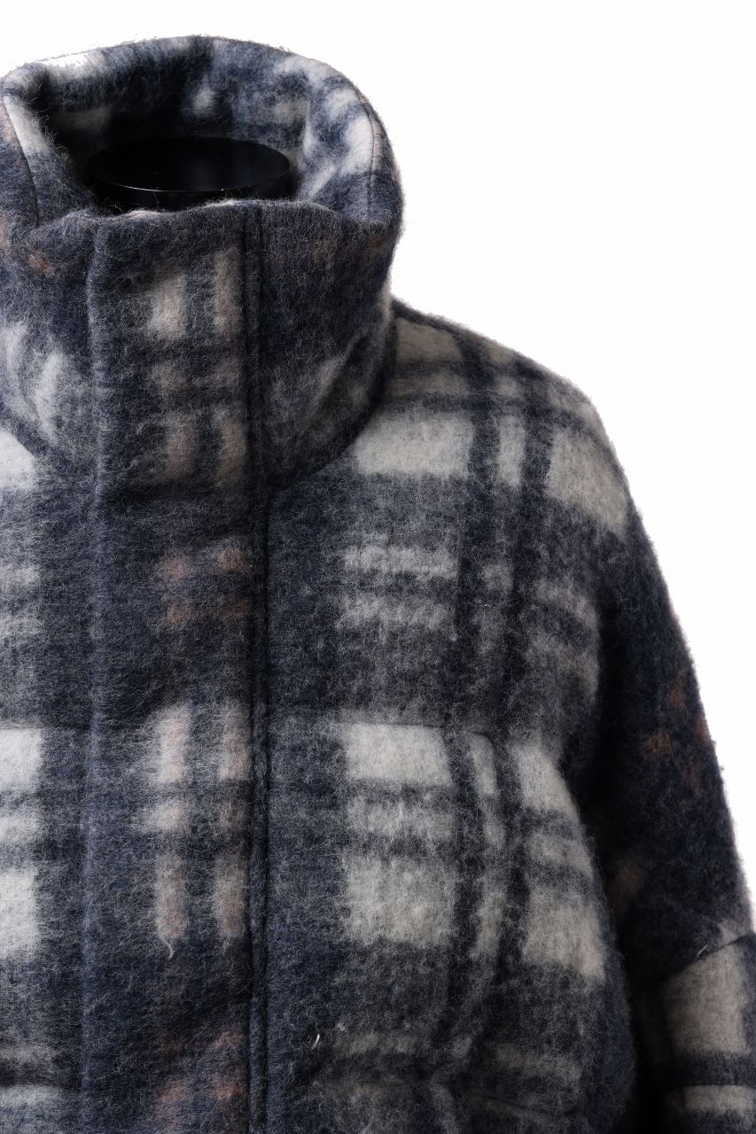 Feng Chen Wang UPSIDE DOWN JACKET IN CHECK PATTERN (NAVY) - Image 10