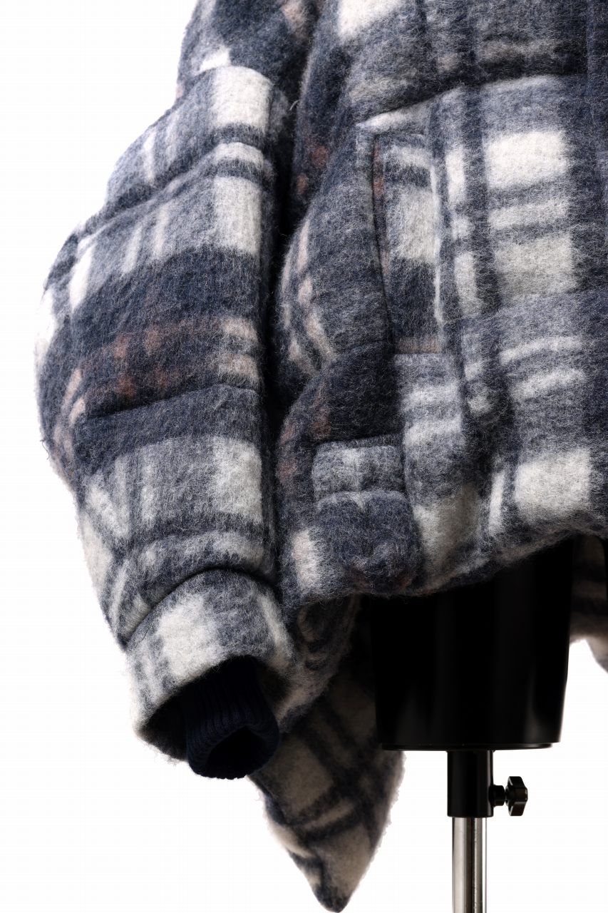 Feng Chen Wang UPSIDE DOWN JACKET IN CHECK PATTERN (NAVY) - Image 13