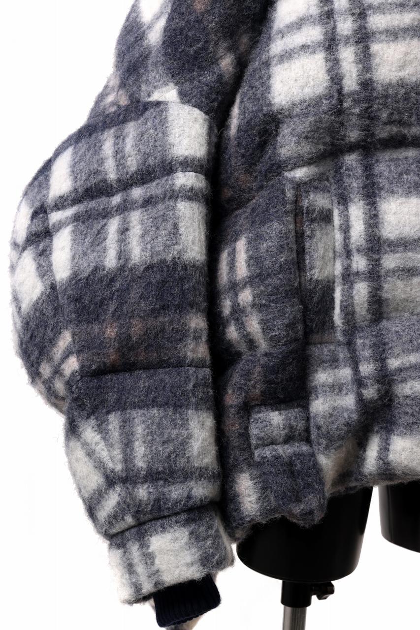 Feng Chen Wang UPSIDE DOWN JACKET IN CHECK PATTERN (NAVY) - Image 15