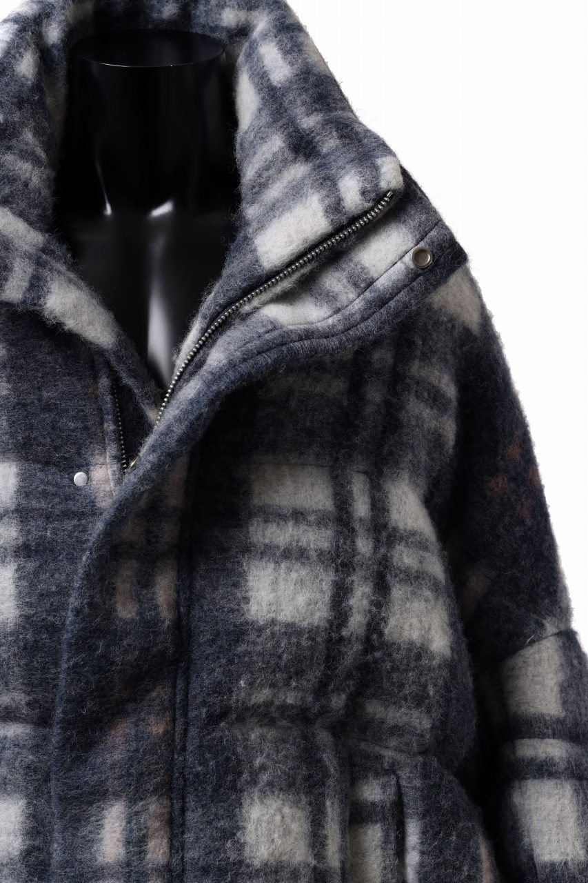 Feng Chen Wang UPSIDE DOWN JACKET IN CHECK PATTERN (NAVY) - Image 17