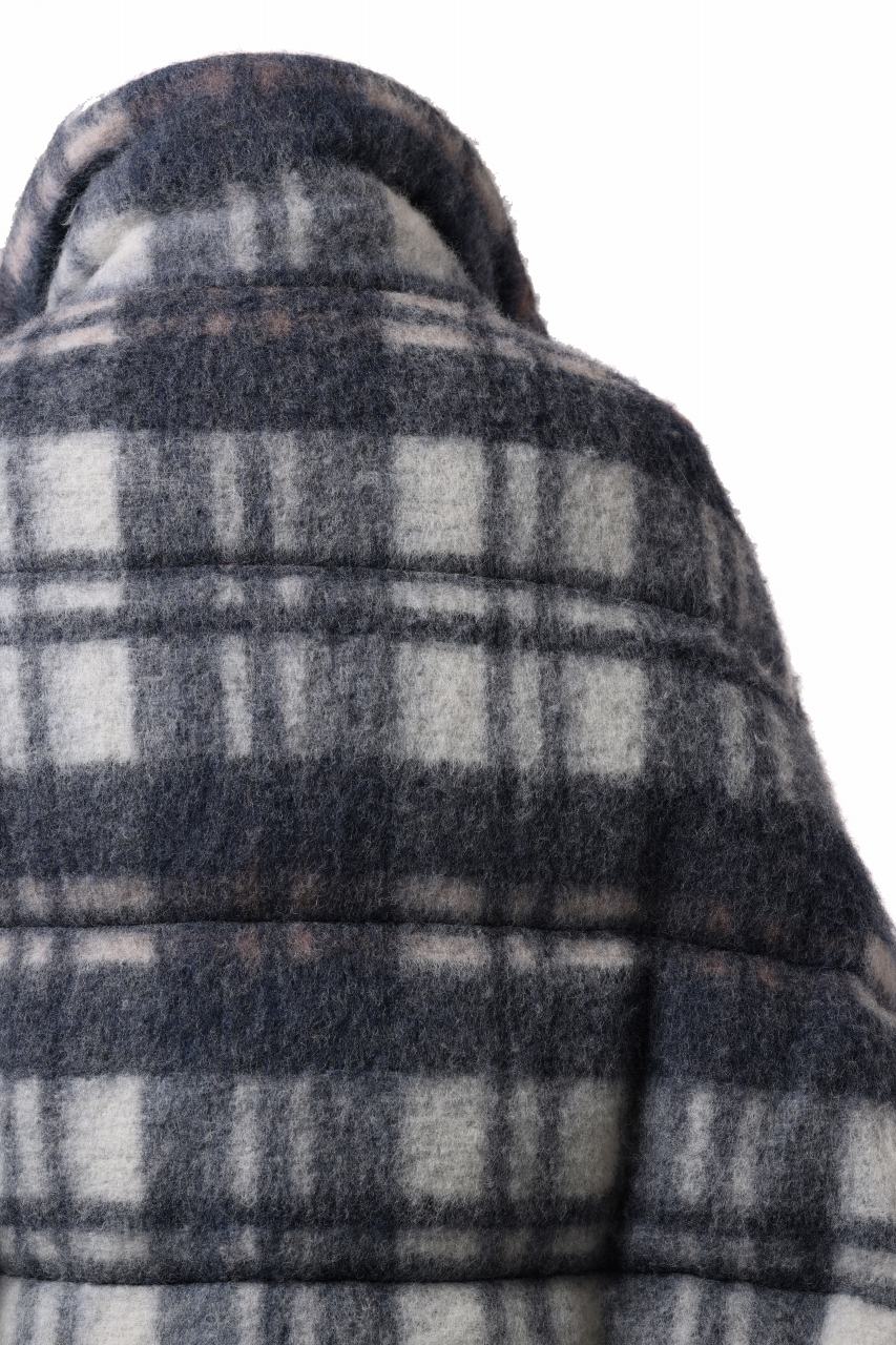Feng Chen Wang UPSIDE DOWN JACKET IN CHECK PATTERN (NAVY) - Image 18