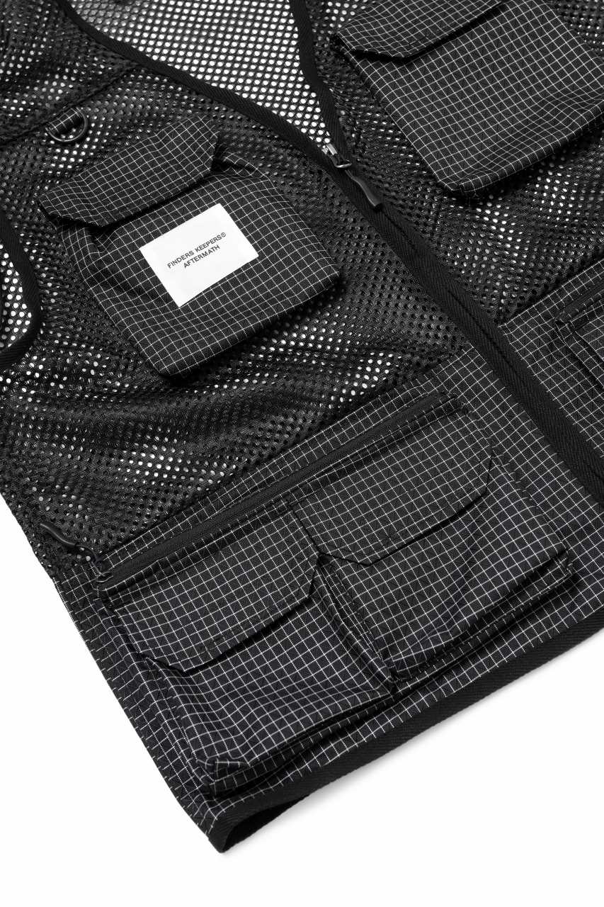 FINDERS KEEPERS®︎ AFTERMATH FK-UTILITY VEST / Dyneema®︎ (BLACK) - Image 23