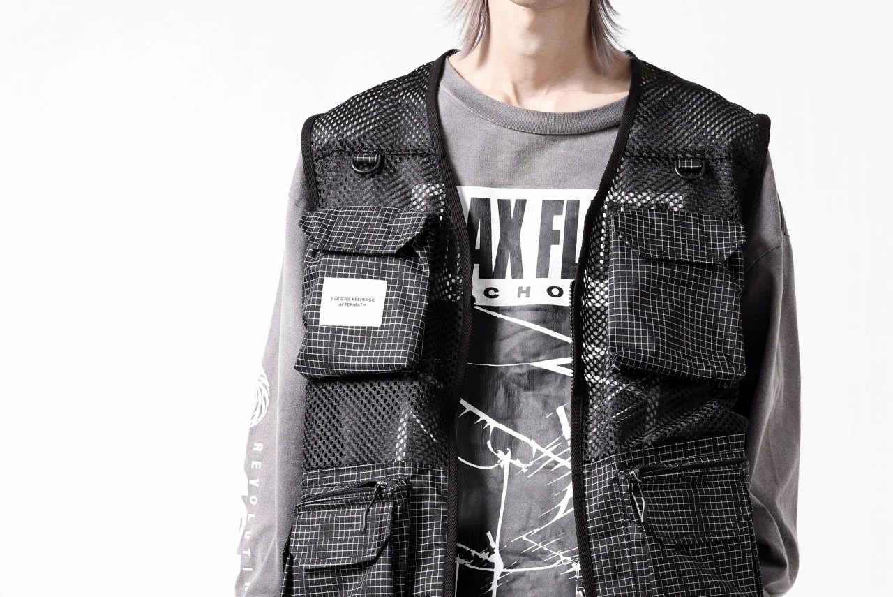 FINDERS KEEPERS®︎ AFTERMATH FK-UTILITY VEST / Dyneema®︎ (BLACK) - Image 48