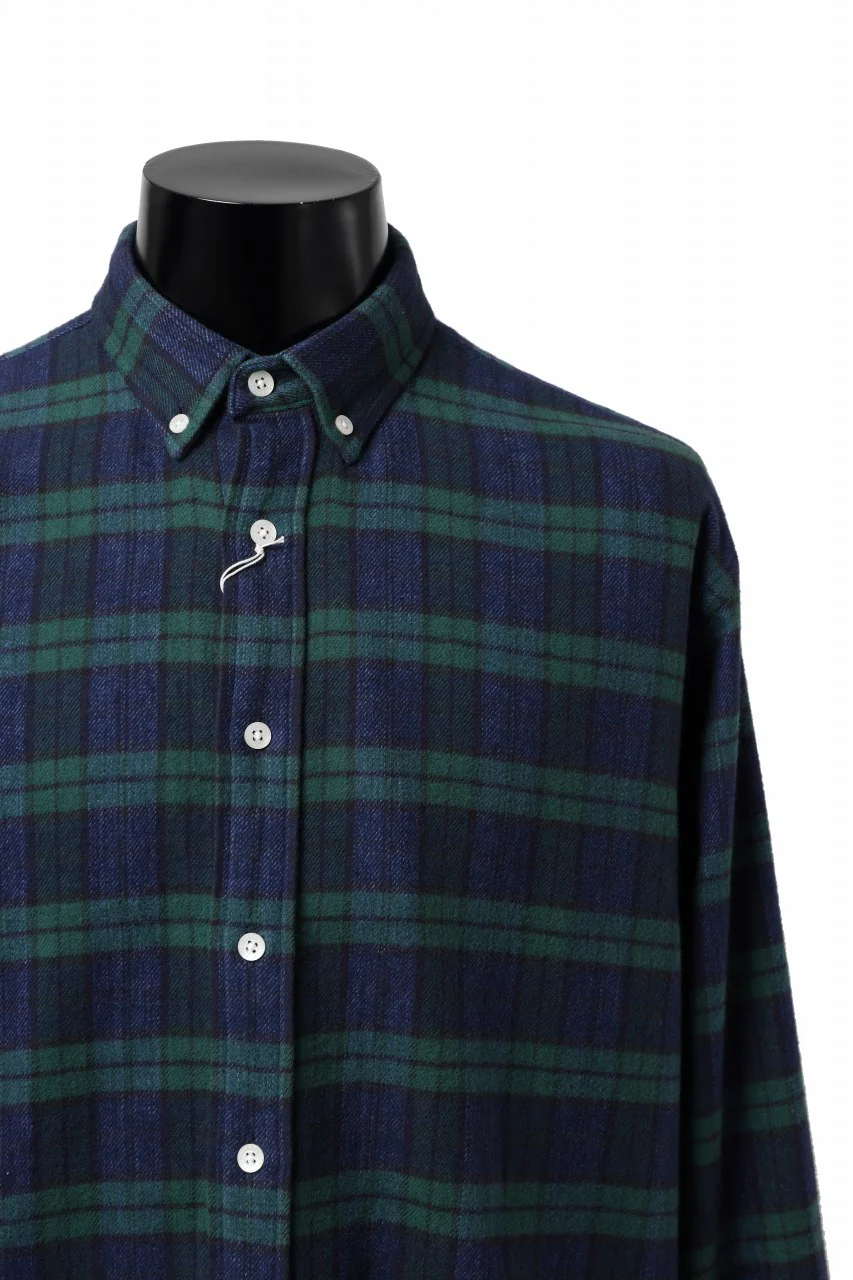 FINDERS KEEPERS®︎ AFTERMATH FK-NAME TAG B.D FLANNEL SHIRTS (BLACK WATCH) - Image 10