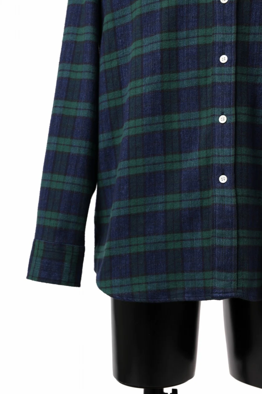 FINDERS KEEPERS®︎ AFTERMATH FK-NAME TAG B.D FLANNEL SHIRTS (BLACK WATCH) - Image 11