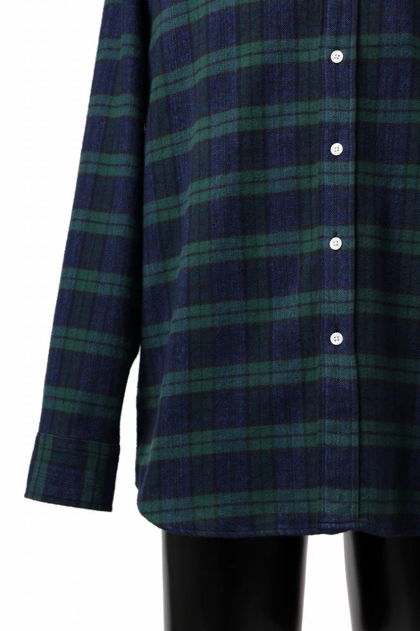 FINDERS KEEPERS®︎ AFTERMATH FK-NAME TAG B.D FLANNEL SHIRTS (BLACK WATCH) - Image 12