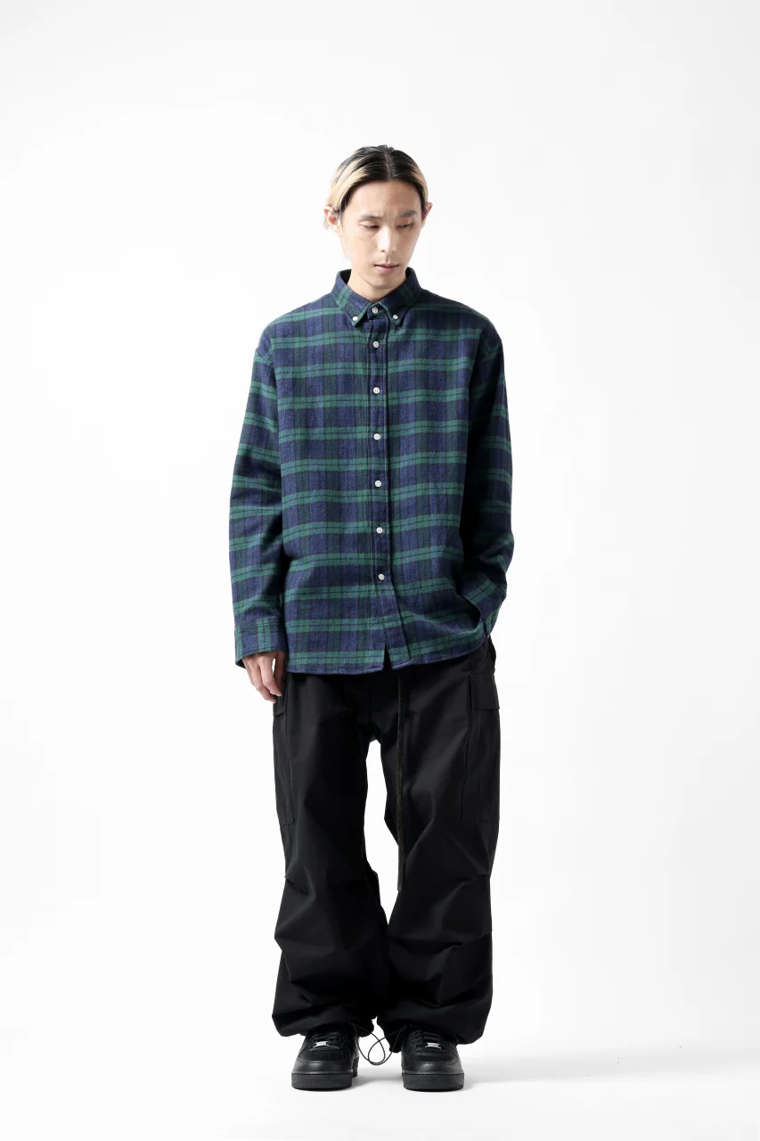 FINDERS KEEPERS®︎ AFTERMATH FK-NAME TAG B.D FLANNEL SHIRTS (BLACK WATCH) - Image 22