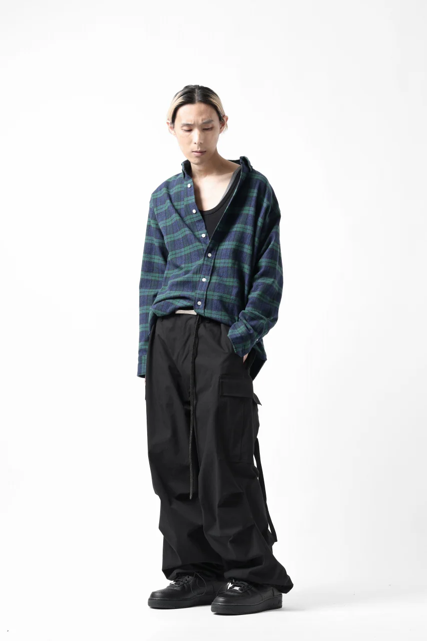 FINDERS KEEPERS®︎ AFTERMATH FK-NAME TAG B.D FLANNEL SHIRTS (BLACK WATCH) - Image 24