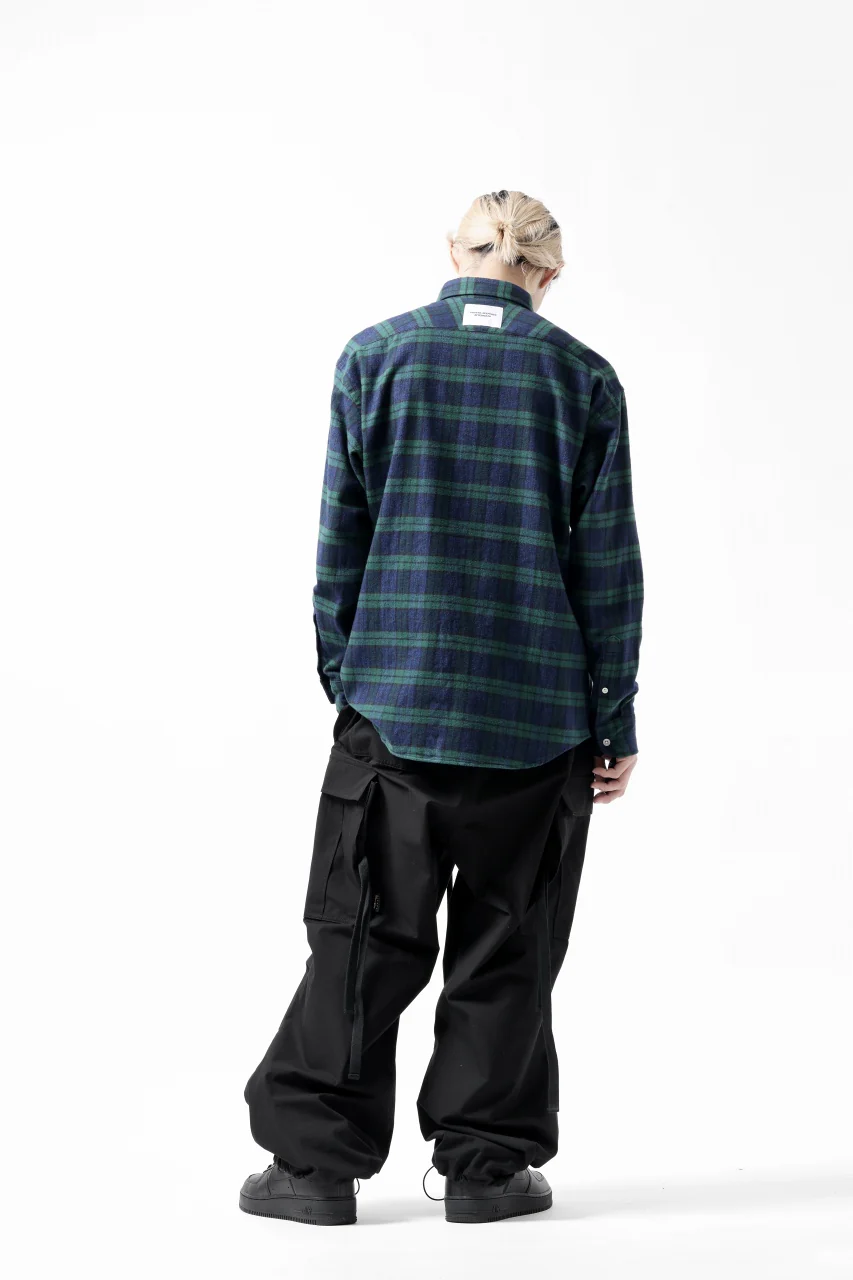 FINDERS KEEPERS®︎ AFTERMATH FK-NAME TAG B.D FLANNEL SHIRTS (BLACK WATCH) - Image 25