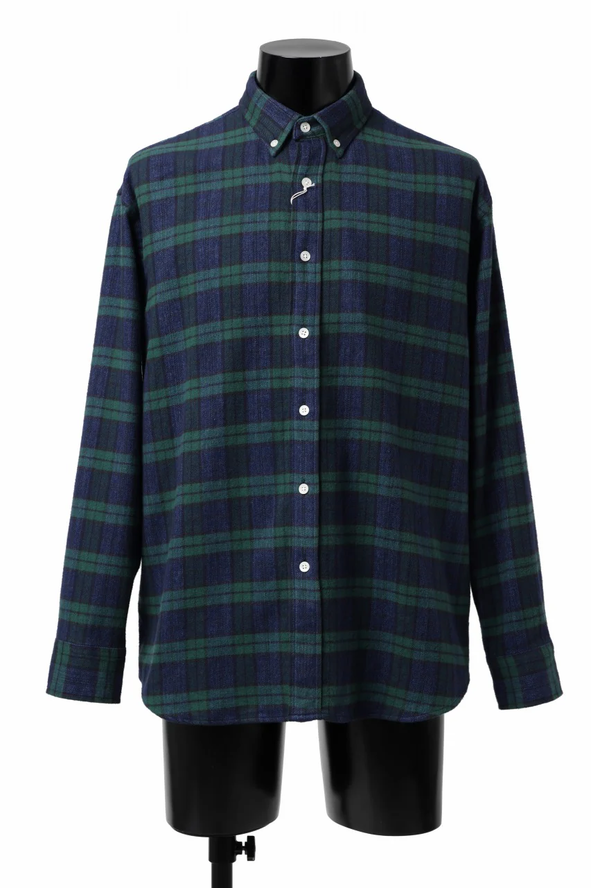 FINDERS KEEPERS®︎ AFTERMATH FK-NAME TAG B.D FLANNEL SHIRTS (BLACK WATCH) - Image 5