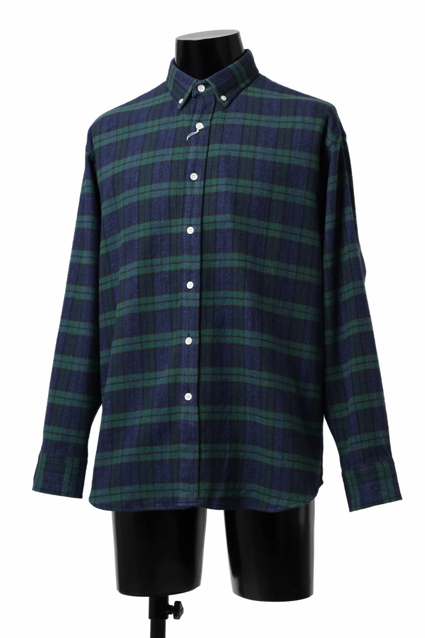 FINDERS KEEPERS®︎ AFTERMATH FK-NAME TAG B.D FLANNEL SHIRTS (BLACK WATCH) - Image 6