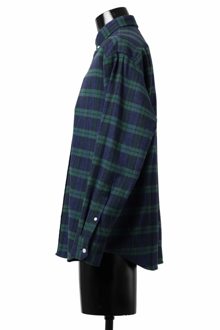 FINDERS KEEPERS®︎ AFTERMATH FK-NAME TAG B.D FLANNEL SHIRTS (BLACK WATCH) - Image 7