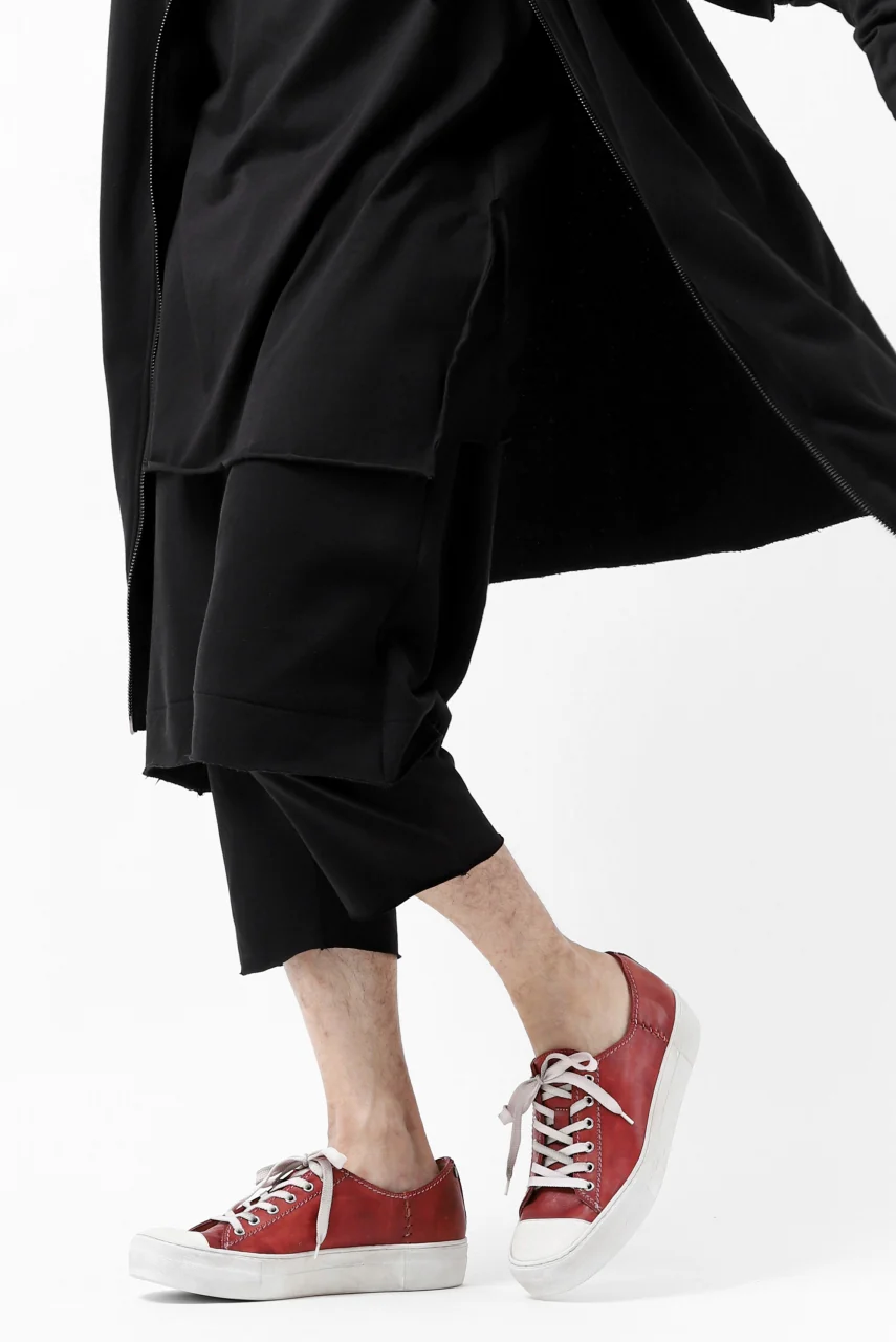 FIRST AID TO THE INJURED LAYERED SHORT PANTS / FRENCH TERRY + JERSEY (BLACK) - Image 6