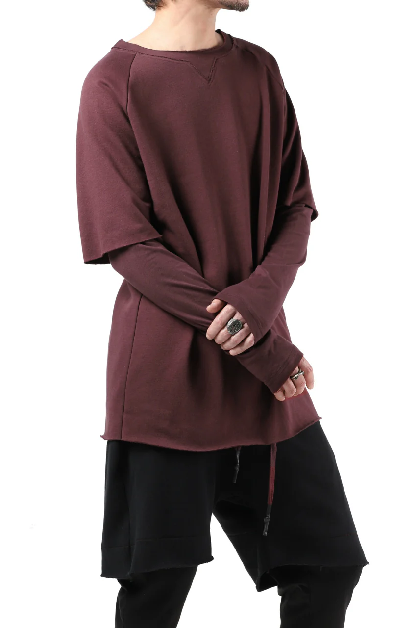 FIRST AID TO THE INJURED LAYERED SLEEVE TOPS / FRENCH TERRY + JERSEY (OXE) - Image 15